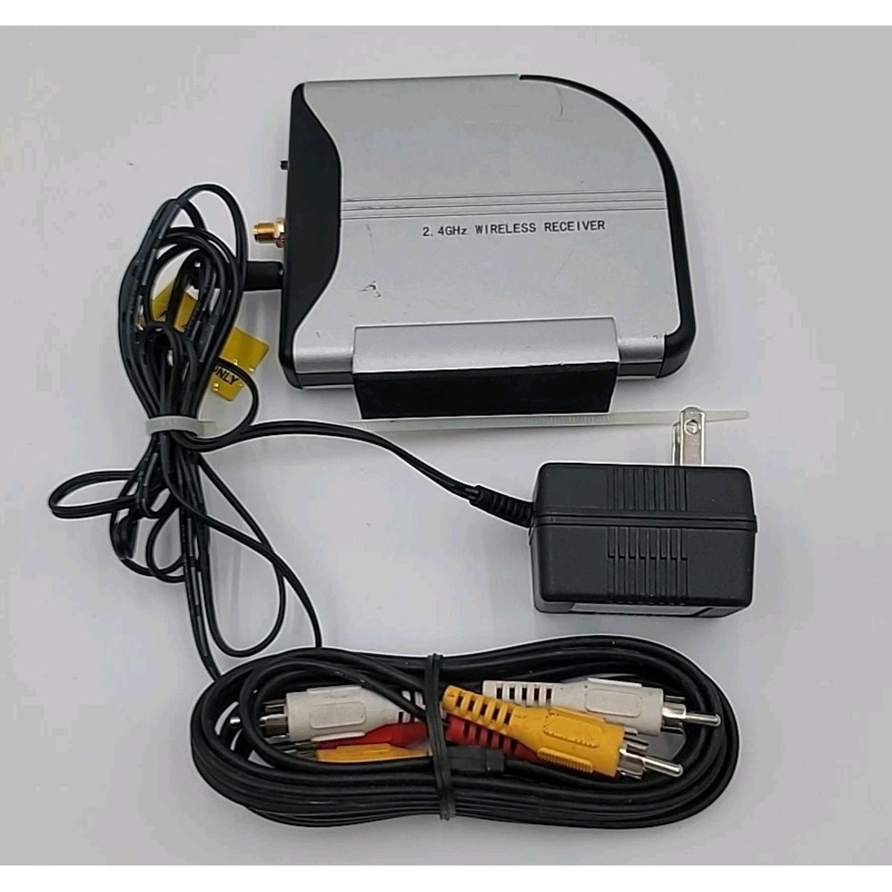 WISECOMM CLOVER 2.4 GHZ WIRELESS 4 CHANNEL RECEIVER FOR SECURITY CAMERA SYSTEM